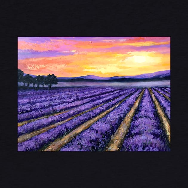 Sunrise over Lavender by ColetteBaumback